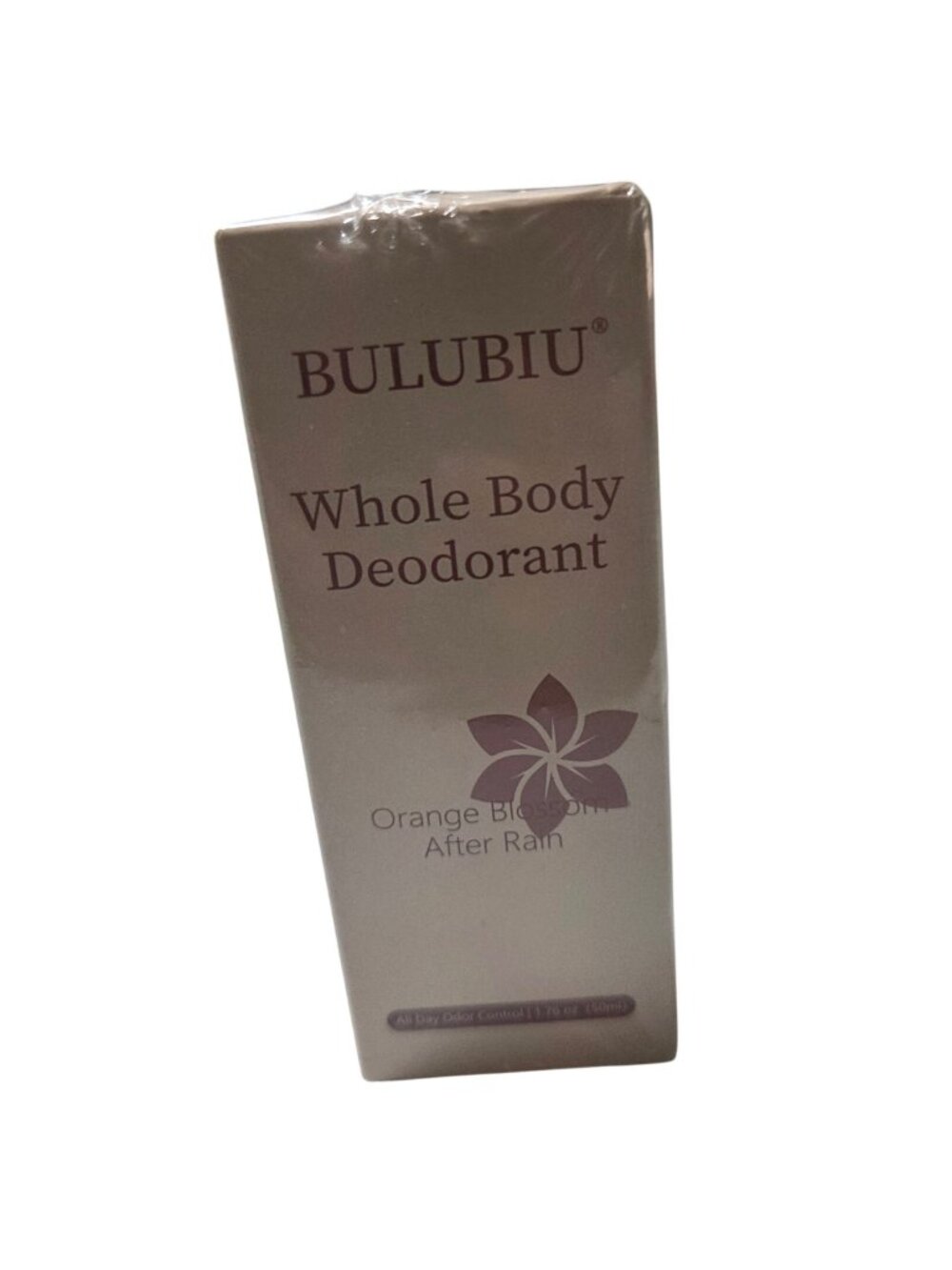Bulubiu Whole Body Deodorant Orange Blossom After Rain 1.76 Oz All Day Control